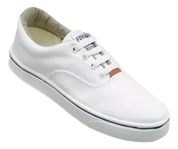 Zapatilla de lona con cordones