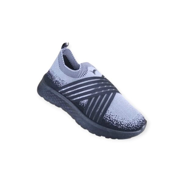 Zapatilla Elastizada Tejida Tiras Cruzadas