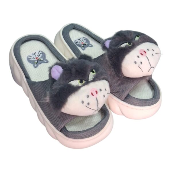 Chinela Pantufla Gato Enojado