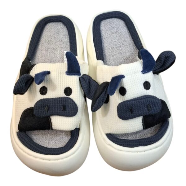 Chinela Pantufla Vaquita con Plataforma