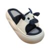 Chinela Pantufla Vaquita con Plataforma
