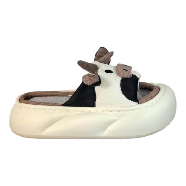 Chinela Pantufla Vaquita con Plataforma