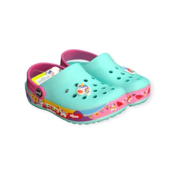 Gomon Tipo Crocs Unicornio Banda Seawalk Niñas