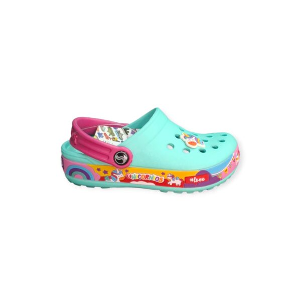 Gomon Tipo Crocs Unicornio Banda Seawalk Niñas
